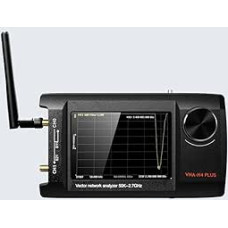 NanoVNA-H4 Plus Vektor-Antennenanalysator mit 10,2 cm IPS-LCD-Display, 50 kHz - 27 GHz für Reichweite, 401 Scanpunkte, 5000 mAh Akku, Kartenunterstützung, SMA-Kalibrierungsset im Lieferumfang