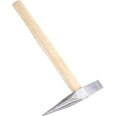 Suvirinimo skaldymo plaktukas Plieninis plaktukas Medinė rankena Lauko išardymo įrankis, skirtas remontui pašalinti Sidabras