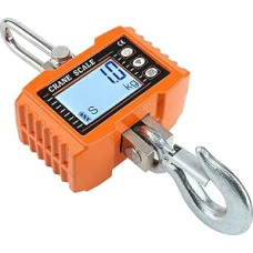 Kranwaage, Digitale Hängewaage 1000 kg / 2204 lbs Tragbare schwere Kranwaage LCD-Hintergrundbeleleuchtung Industrielle Hakenwaage Einheitsänderung