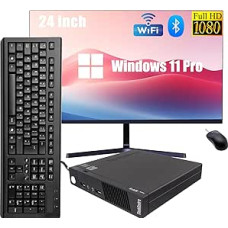 Lenovo ThinkCentre M93/M93P mini stalinis kompiuteris su 24 colių monitoriumi, 