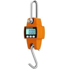 300 kg sveriantis aukštasvoris kranas, tragiškas elektroninis ekranas, LCD skaitmeninis pramoninis ekranas, kg/lb/N(Orange)