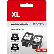 Spausdintuvo kasetės 575 XL PG-575XL 575XL Black Suderinamos su Canon 575 Black PG-575 PG 575 XL PG575XL, skirtos Canon Pixma TS3750i TS3550i TR4755i TR4750i TR4756i TR4751i TS3751i TS3555 1i 1i (Juoda)