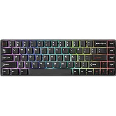 DrunkDeer G65 Rapid Trigger Mechanical Keyboard Magnetic Switch Gaming PBT Keycap Wired 65% Size Compact 68 Keys RGB Ghost Protection Black