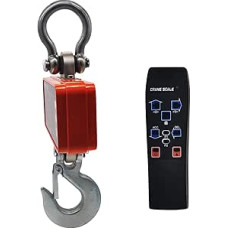 Digital Crane Scale Digital Crane Scale High Precision 1000kg 2000lbs Electronic Weighing Industrial High Performance Hook Scale LCD Display