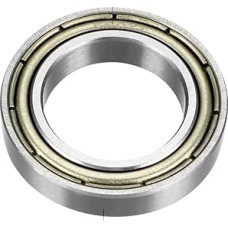 6800 6801 6802 6803 6804 6805 6806 6807 6808 6809 6810 ZZ 2Z -2RS dünnwandiges, staubdichtes, gummiversiegeltes Metalllager Kugellager(Silver,5PCS_6806 30X42X7MM)