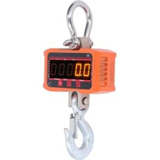 Electronic Crane Scale, Red Green LED Display, High Precision Robust Digital Hanging Scale with Remote Control Function (1000kg/2000LB)