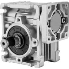 Sliekinė pavara NMRV-030 10: 1 aliuminio lydinio reduktorius Sidabrinė sliekinė pavarų dėžė Sliekinis variklis Didelio sukimo momento sliekinė pavara