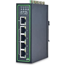 InHand Networks IR315 4G Industrial Router, LTE CAT4, Wi-Fi, IoT Gateway, VPN Router, Dual SIM Slots, 5 Fast Ethernet Ports RJ45, Din-Rail, Cloud Managed, Unlocked (RS232 & RS485+GNSS)