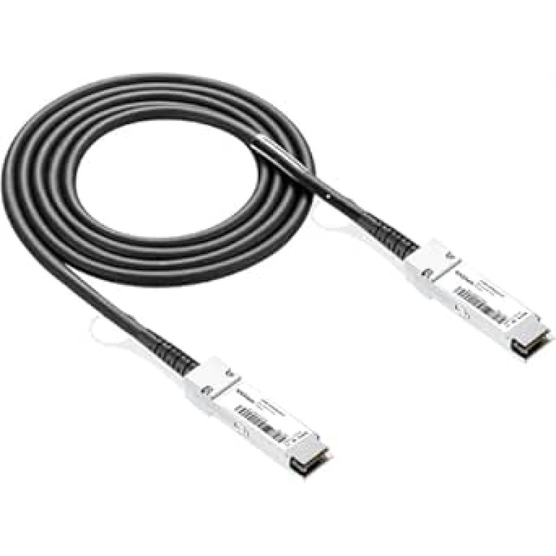 10Gtek® for Cisco QSFP-H40G-CU1M, 40GB QSFP tiesioginio prijungimo varinis kabelis, pasyvusis dvinax kabelis, 1 metras