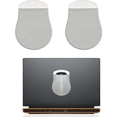 2 x Grey Mouse Holders for Laptop Stick-On Mouse Travel Bag Stick-on Mouse Bag for Computer Laptop Office (Grey)