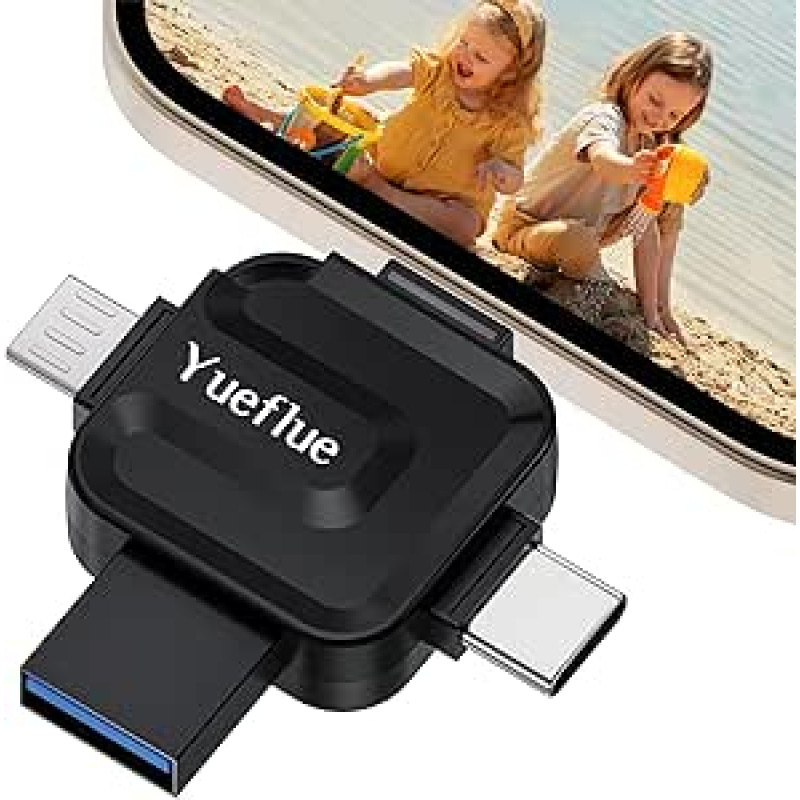 USB atmintinė 128 GB, visiškai metalinė atmintinė, skirta 