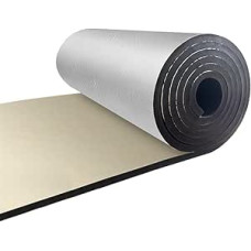 Schalldämmende Baumwolle aus Aluminiumfolie, selbstklebendes, geschlossenzelliges Material, schalldämmendes Auto mit Aluminiumfolien-Finish, Lärm und Hitze ( Spalva : 20mm(thk) , Dydis : 1*1M(1m²) )