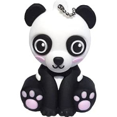 Ulticool - Panda USB Flash Drive 32GB - Practical and Stylish Design for Women, Girlfriend, Teen Girls or Panda Lovers - Black/White/Pink