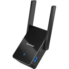 BrosTrend AX3000 WiFi 6 WLAN Bridge, Universal WLAN to LAN Adapter Gigabit Port, Dual Band 2402Mbit/s 5GHz & 574Mbit/s 2.4GHz, Wireless WLAN LAN Adapter for Printer, TV, Computer, Xbox, Game Console