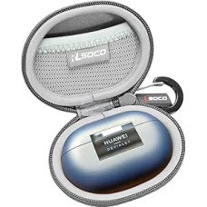 RLSOCO Case for Huawei FreeBuds Pro 4/FreeBuds Pro 3/FreeBuds Pro 2 Headphones - Grey