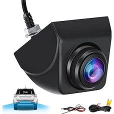 AHD 1080P automobilio galinio vaizdo kamera, 360°, pasukama atbulinės eigos kamera, plataus kampo atbulinės eigos kamera, automobiliams, kemperiams, IP68 vandeniui atspari, HD naktinio matymo, skirta visureigiams, kemperiams, furgonams