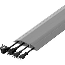 Floor Cable Protector 6ft Cable Protector Wire Cover Protect Cable Tidy Organizer Prevent Tripping Hazards Pet Animal Chew Proof Workshop Warehouse Garage Home Office Cable