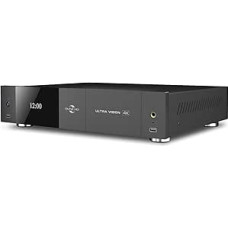 Dune HD Ultra Vision 4K | Dolby Vision | HDR 10+ | Ultra HD | High-End Full Size Media Player and Android Smart TV Box | RTD1619 DR | ES9038PRO DAC, 2X HDD Rack, WiFi, BT, MKV, H.265, 4Kp60