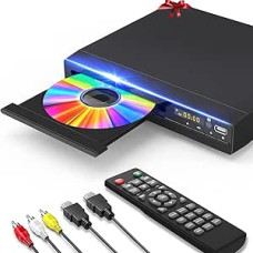 DVD magnetofonas televizoriams su HD 1080p padidintu masteliu, HDMI, AV ir koaksialinė išvestis (HDMI ir AV kabelis pridedamas), USB įvestis, nuotolinio valdymo pultas, juodas