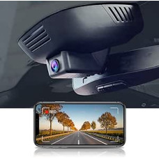 Fitcamx Dash Cam Compatible with Volvo Polestar 2 2021 2022 2023 2024 2025 2026, 4K Car Camera WiFi, UHD Video 2160P Night Vision, OEM Car Accessories, Loop Recording, G-Sensor, Dash Cam Car, with 64GB Card