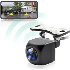 WiFi Reversing Camera, HD 1080P 5G WiFi Reversing Camera for iPhone iPad Android Phone Pad with 170° Wide Angle Starlight Night Vision IP69K Waterproof Parking Aid Wireless for Car, Van, SUV