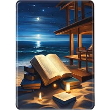 Kindle Paperwhite 2015/2013/2012 Case Flip Silicone Protective Case, Auto Wake or Sleep Magnetic TPU Case, Blue Gold Marble Peony Pattern Case for Kindle Paperwhite 7th/6th/5th Gen (8)