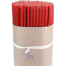 NKlaus - 477 g raudonos altorinės žvakės - aukštis 24,5 cm (apie 50 vnt.) 36254