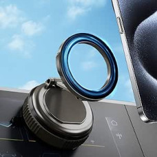 2025 Upgraded Magnetic Mobile Phone Holder Car for iPhone 16 Pro Max Plus 16e 15 14 13 12, Vacuum Suction Cup Magnetic Car Mount Mobile Phone Holder, 360° Rotatable Foldable Magnetic Car Phone Holder