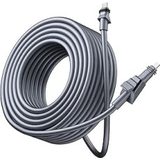 Plokščias didelio našumo kabelis, pakaitinis didelio našumo plokščio kabelio ilgintuvas, IP68 vandeniui atsparus, stabili jungtis, guminio vario pakaitinis kabelis (8 m (26 pėdų))