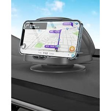 Automobilinis telefono laikiklis, pasukamas 360° kampu, skirtas 