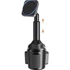 APPS2Car Magnetinė magnetinė magnetinė rankinė, skirta automobiliams ir lengviesiems automobiliams, [20 x N55 magnetų], su magnetiniu laikikliu, suderinama su Mag-Safe laikikliais iPhone 12-17 ir kitiems išmaniesiems telefonams