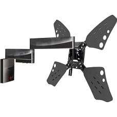 Barkan Full Motion Curved/Flat TV Wall Mount for 32