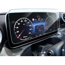 HD serijos 9H 12,3 colių ekrano apsauga M-ercedes Benz C-Class W206 2021-2025 ir GLC X254 2022-2025 su 12,3 colių kabinos ekrano apsauga nuo įbrėžimų