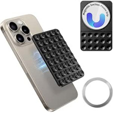 Silikoninis prisisiurbimo puodelis mobiliojo telefono laikiklis, laisvų rankų tvirtas laikiklis, skirtas asmenukėms ir vaizdo įrašams, neslystantis mobiliojo telefono laikiklis, suderinamas su 