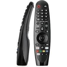 Universalus LG Smart TV priedėlis, AN-MR20GA Magic Fernbedienung, skirtas visiems LG televizoriams, Nanocell, UHD, OLED, LED, LCD, HD (be garso)