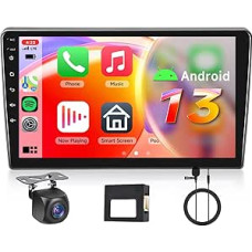 8 branduolių 4 + 64G: Hodozzy Carplay automobilinis radijas Peugeot 407 2004-2011, 9 colių jutiklinis ekranas, Android automobilinis radijas su Android Car/WiFi/GPS/RDS/FM/Bluetooth/USB + atbulinės eigos kamera