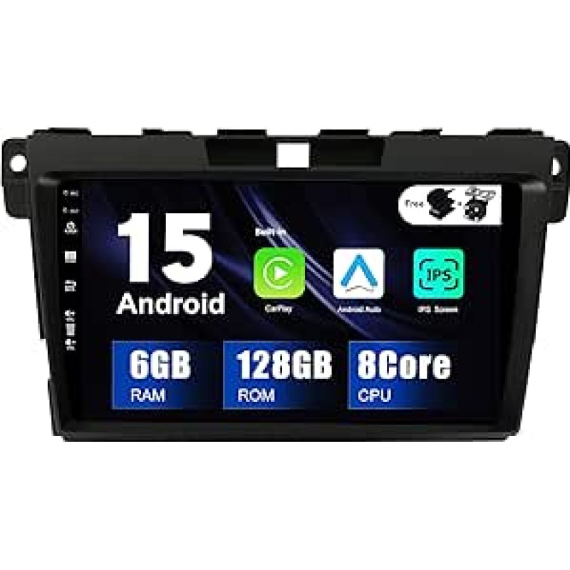SXAUTO Android 15-6G+128G IPS automobilinis radijas, tinkamas 