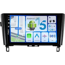 6G + 128G Car Radio Android 15 2 DIN da 10 Pollici for Nissan Qashqai/X-Trail 2013-2016 Radio Con GPS Navi Support Bluetooth DAB+ USB Carplay WLAN 4G MirrorLink RDS 360 Camera