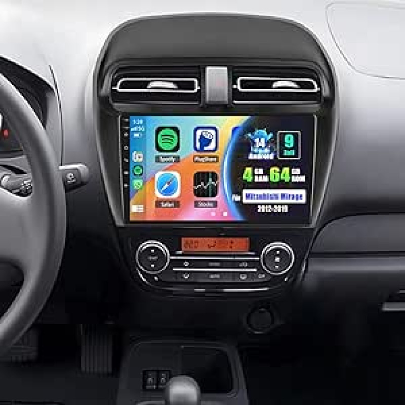 4 + 64 GB 9 colių automobilinis radijas 