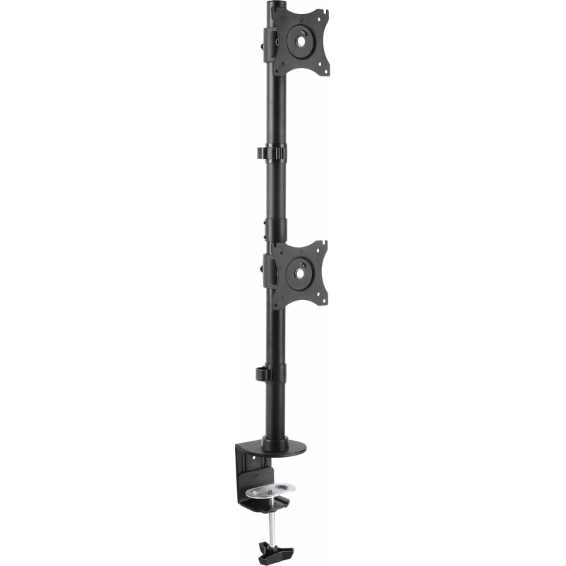 StarTech.com Vertical Dual Monitor Mount - Steel - For VESA Monitors up to 27 Inches (10 kg) - Adjustable Dual Monitor Mount