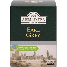 Ahmad Tea - Earl Grey - Black Assam & Ceylon Tea with Bergamot - Larger Tea Leaves, Loose - 250g