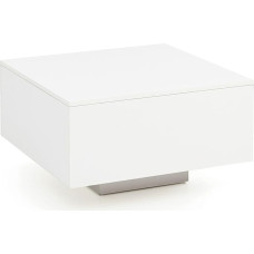 FineBuy Design Coffee Table 60 x 60 cm Square Wood White Living Room Table Cube Side Table