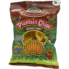 TROPICAL GOURMET - saldūs bananų traškučiai, 20 vnt. (20 x 85 g)