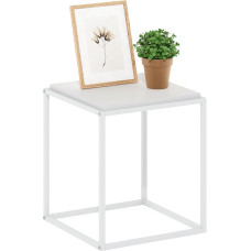 Furinno Moretti Modern Lifestyle 1-Tier Stackable Shelf, Solid White/White