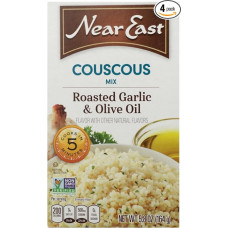 Near East, Kuskusas, skrudintų česnakų ir alyvuogių aliejaus mišinys 164 ml (4 pakuotės)