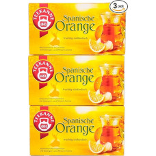 Teekanne Spanish Orange, Pack of 3 (3 x 20 Tea Bags), 3 x 50 g