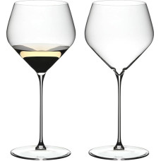 RIEDEL Veloce Chardonnay 6330/97 2 vyno taurių rinkinys, krištolo stiklas, galima plauti indaplovėje