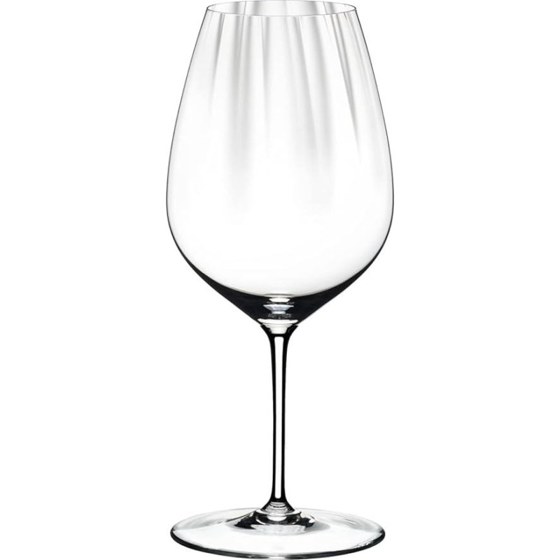RIEDEL Performance Cabernet/Merlot taurės, 4 vnt., 28 uncijų raudonojo vyno taurės su optiniu efektu, krištolo spalvos