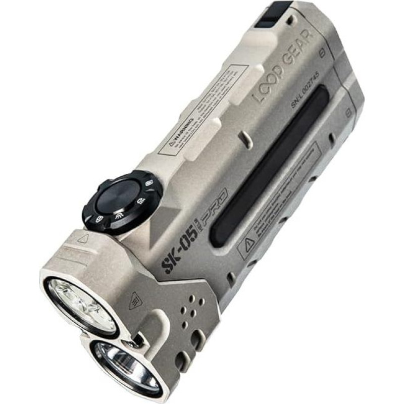 LOOP GEAR SK05PRO MAO EDC žibintuvėlis 4360 liumenų, 8000 mAh įkraunamas su 