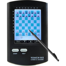 Elektroninė šachmatų lenta, nešiojamas 8 in 1 jutiklinio ekrano šachmatų kompiuteris su dirbtinio intelekto mokymu, 2,9 colio HD ekranas, nešiojamas kelioninis šachmatų žaidimas vaikams ir suaugusiesiems, daugiau kaip 220 žaidimų